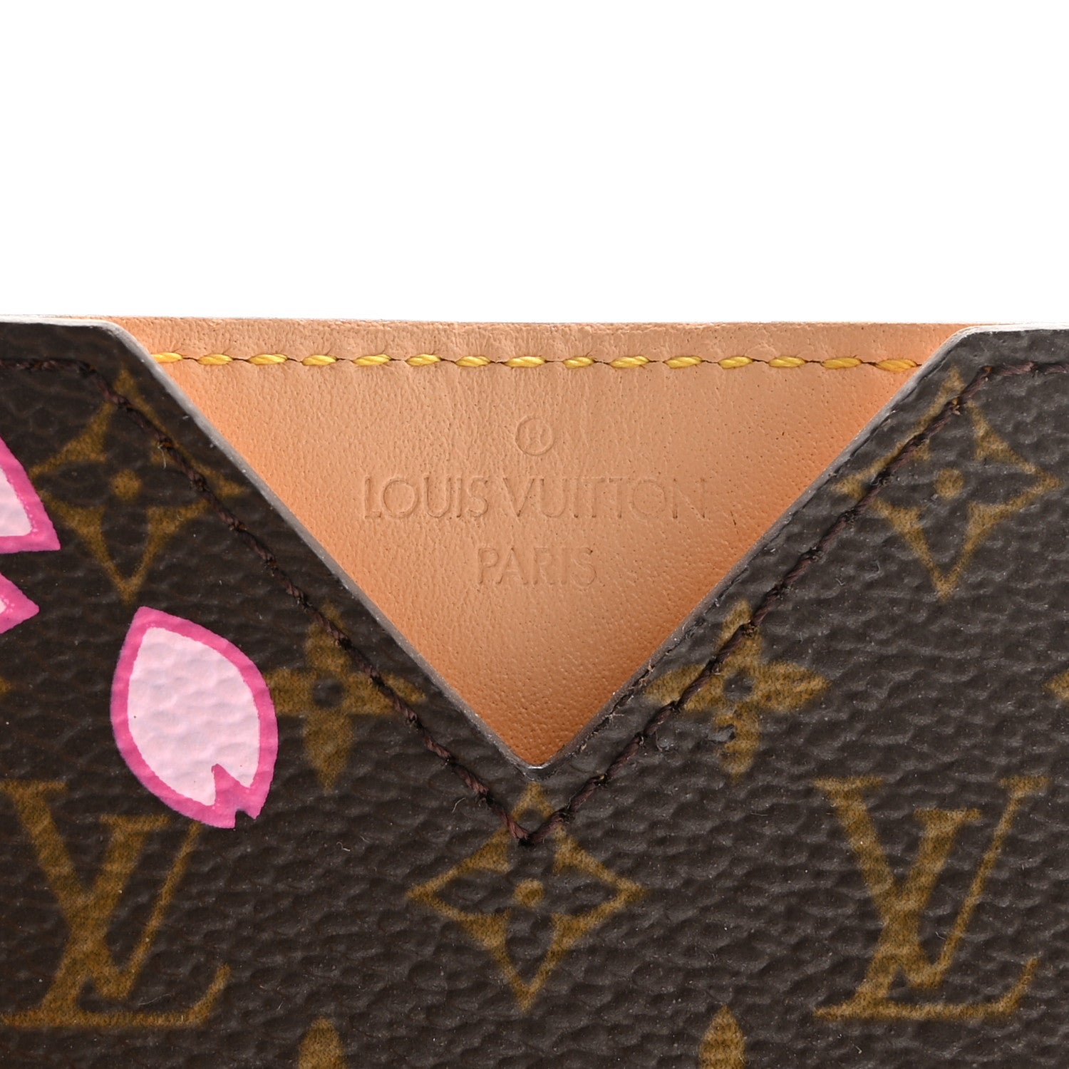 Louis Vuitton Monogram Cherry Blossom Mirror With Case Brown 6 of 11