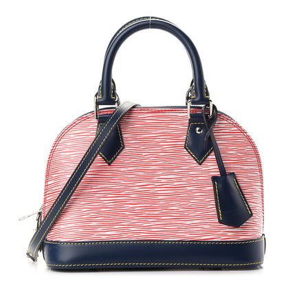 Louis Vuitton Epi Alma BB Denim Red 1 of 8