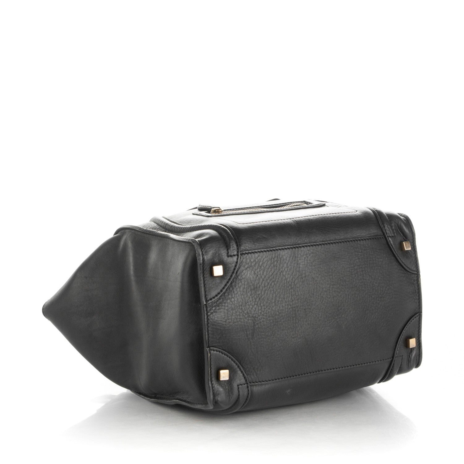 Celine Smooth Calfskin Mini Luggage Black 4 of 8