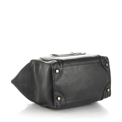 Celine Smooth Calfskin Mini Luggage Black 4 of 8