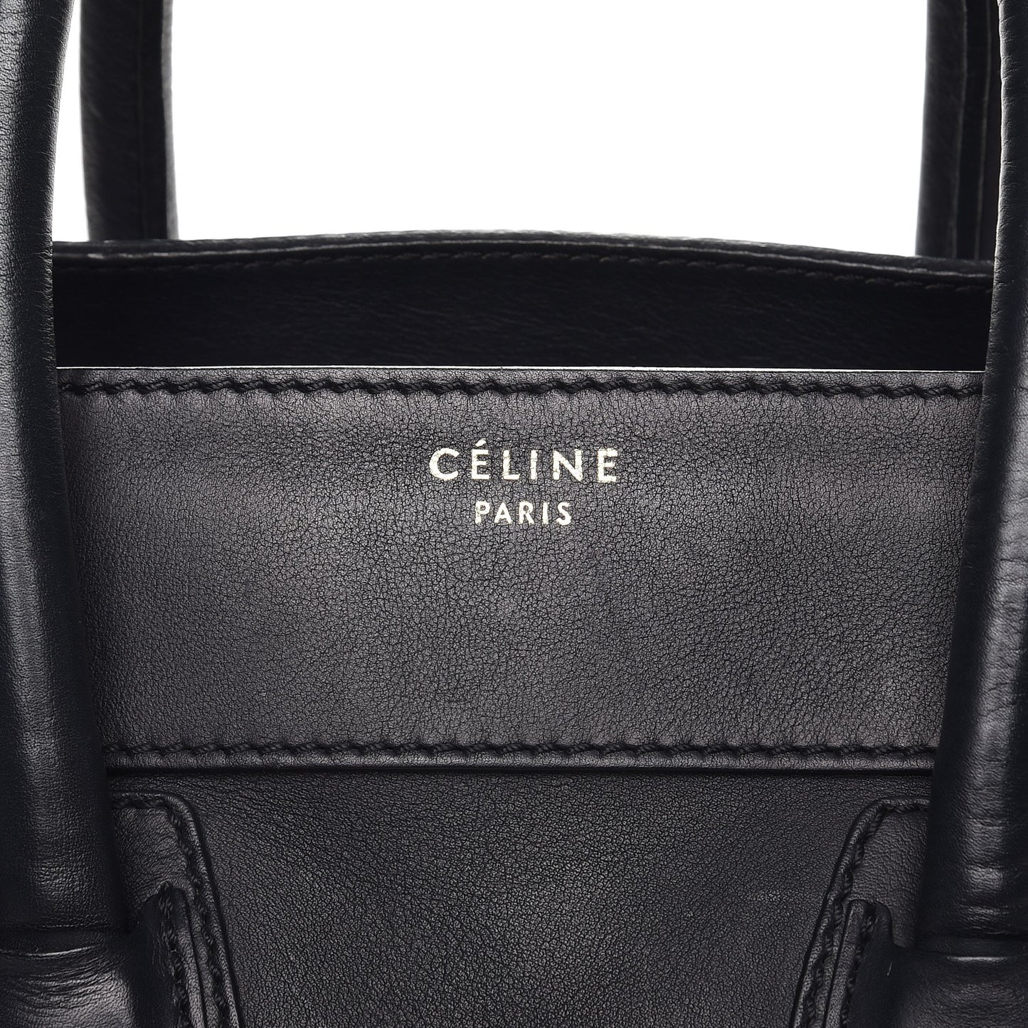 Smooth Calfskin Mini Luggage Navy Blue