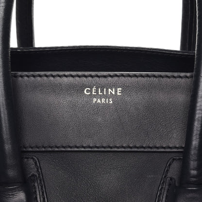 Celine Smooth Calfskin Mini Luggage Navy Blue 9 of 16