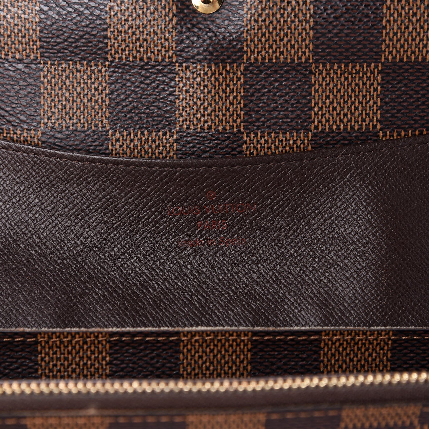 Louis Vuitton Damier Ebene Emilie Wallet 8 of 8