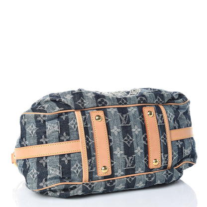 Louis Vuitton Denim Raye Porte Epaule MM 4 of 17