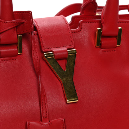 Saint Laurent Calfskin Small Classic Y Cabas Red 8 of 8