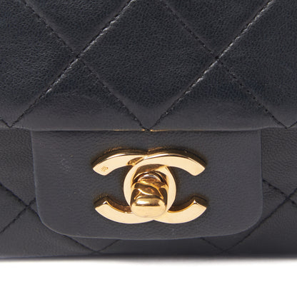 Chanel Lambskin Quilted Medium Single Flap Black 10 of 10
