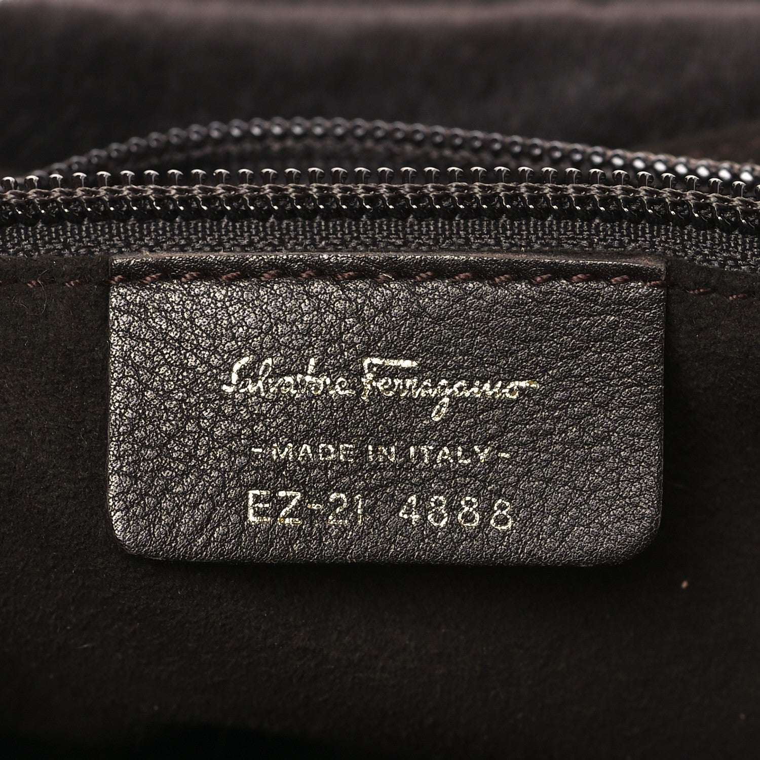 Salvatore Ferragamo SALVATORE FERRAGAMO Suede Stitched Hobo Brown 6 of 10