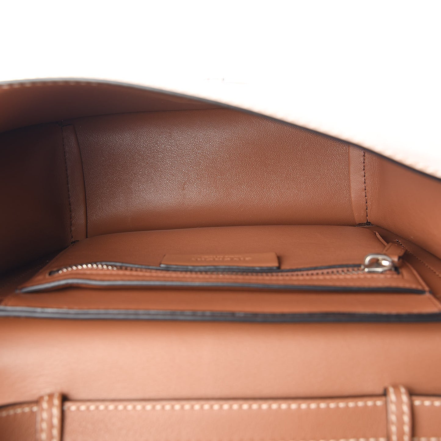Calfskin Medium Bow Cut Shoulder Bag Tan