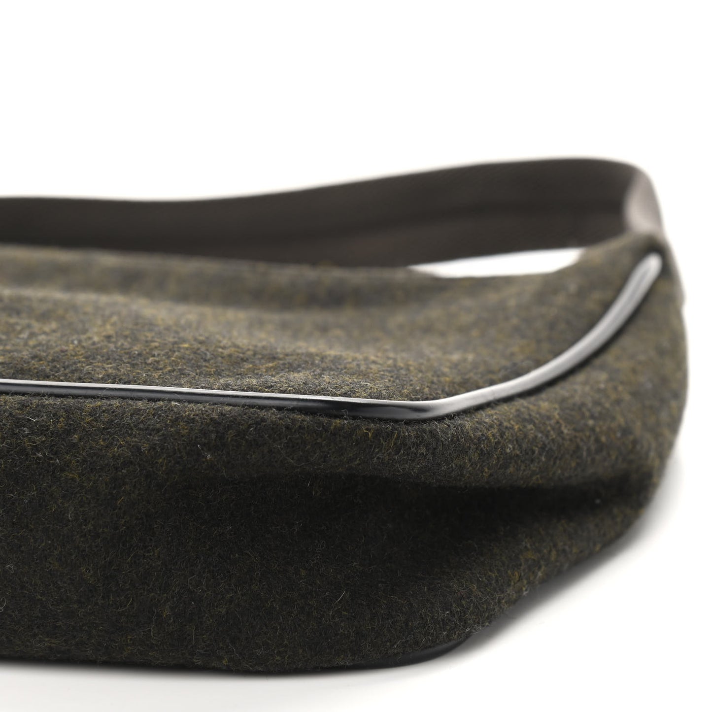 Wool Sport Shoulder Bag Brown