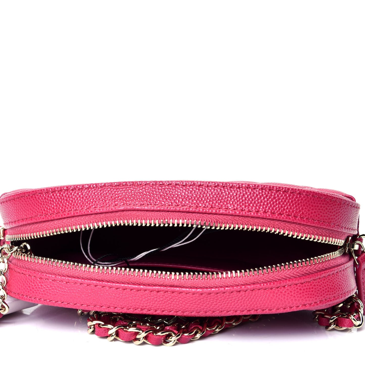 Caviar Quilted Camera Case Dark Pink