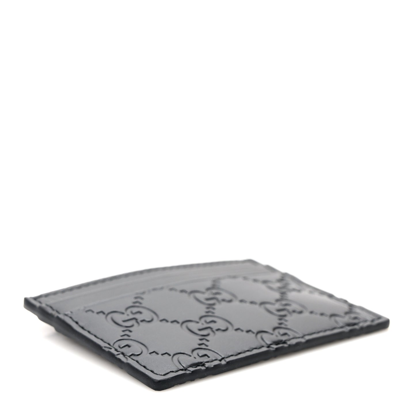 Guccissima Card Holder Black