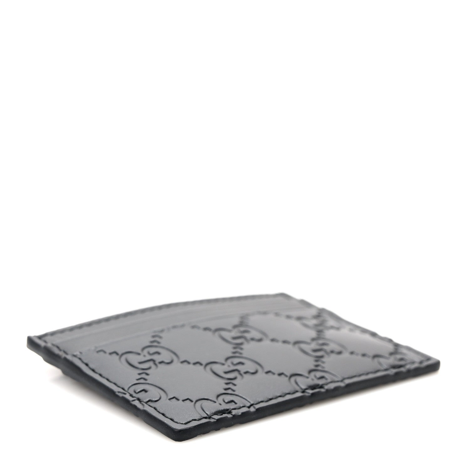 Gucci Guccissima Card Holder Black 4 of 6