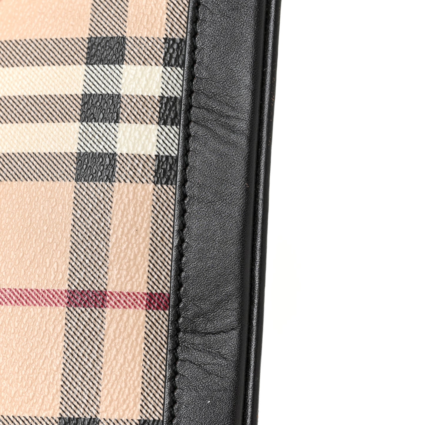 Haymarket Check Small Peyton Crossbody Clutch Bag Chocolate