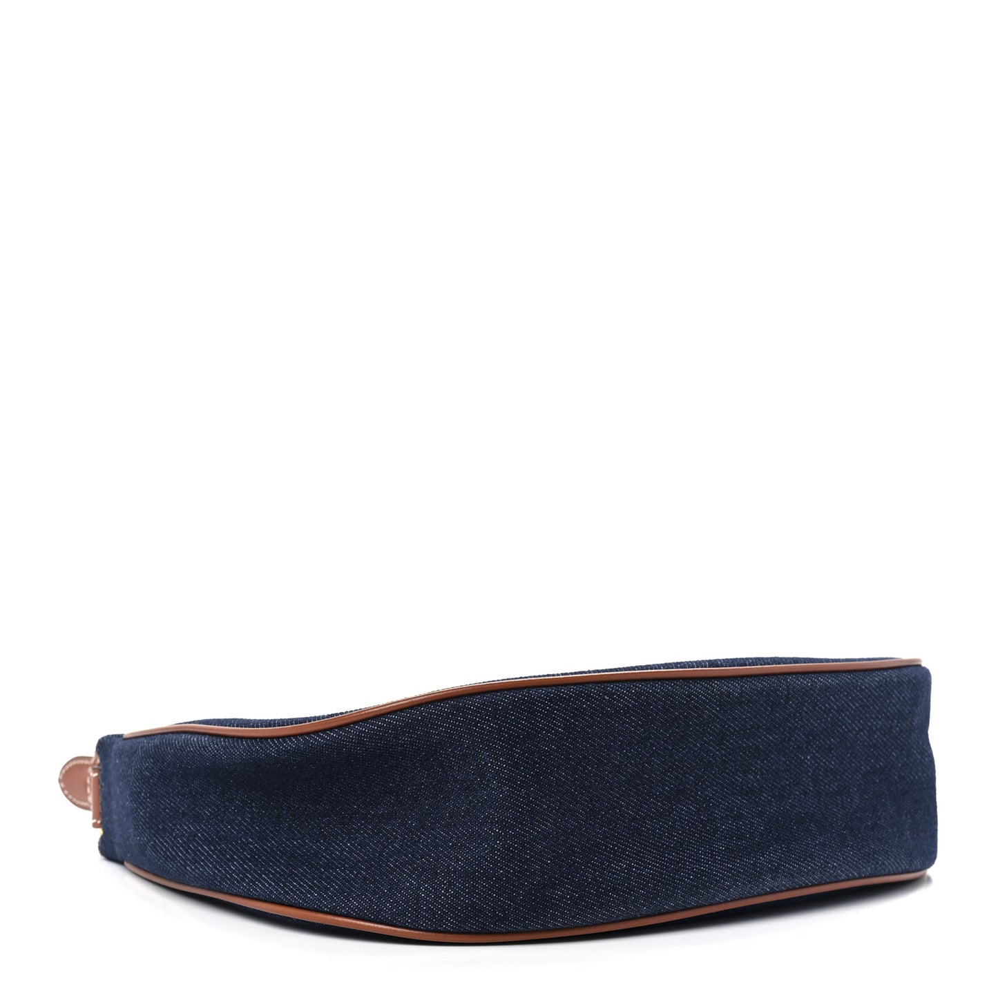 Denim Ava Shoulder Bag Navy Tan