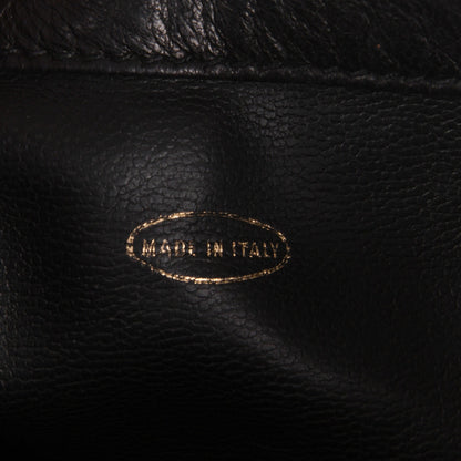 Chanel Lambskin CC Drawstring Shoulder Bag Black 8 of 9