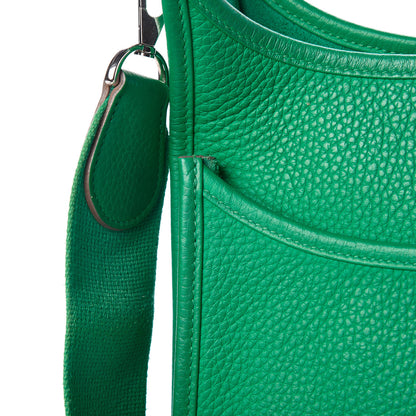 Hermes Taurillon Clemence Evelyne III PM Vert Menthe 16 of 28