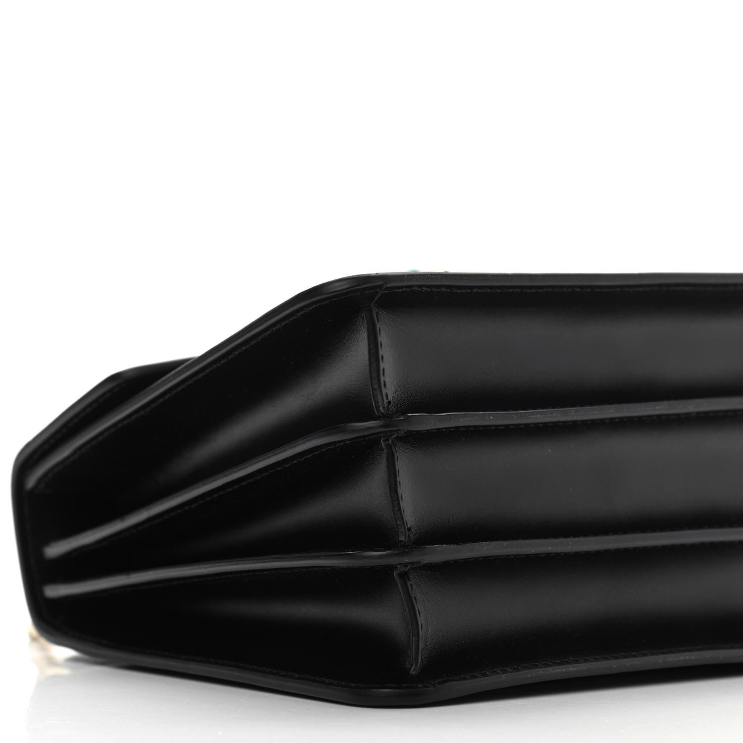 Bulgari Calfskin Serpenti Forever Top Handle Black 8 of 10
