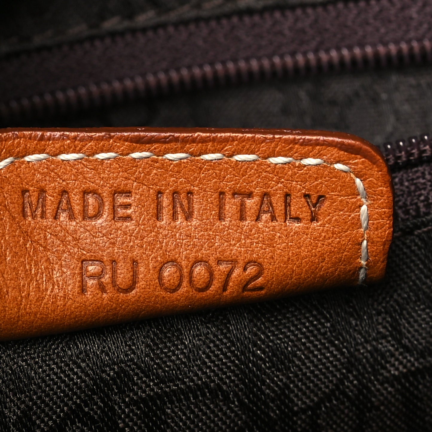 Calfskin Double Saddle Bag Brown