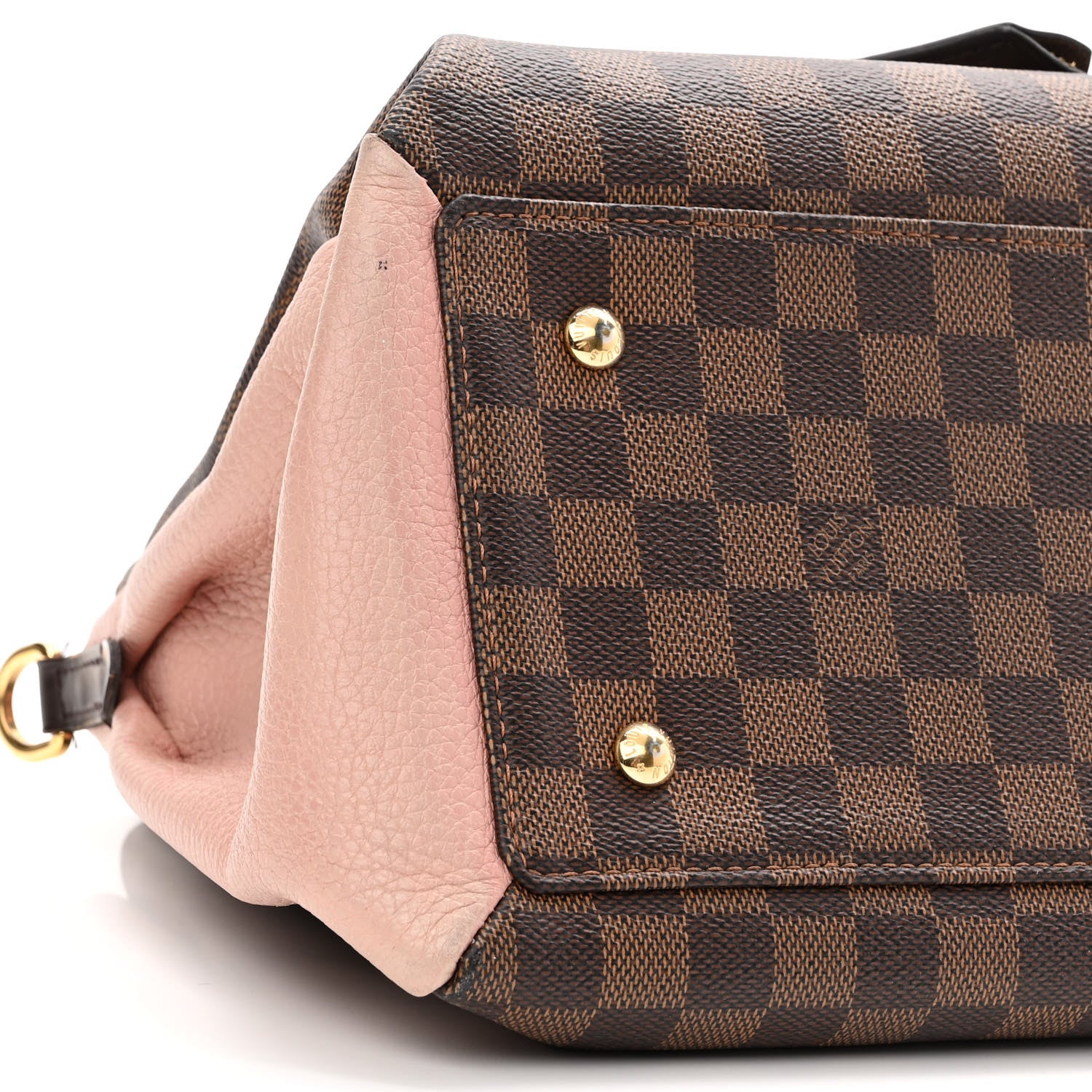 Louis Vuitton Cuir Taurillon Damier Ebene Normandy Magnolia 7 of 9