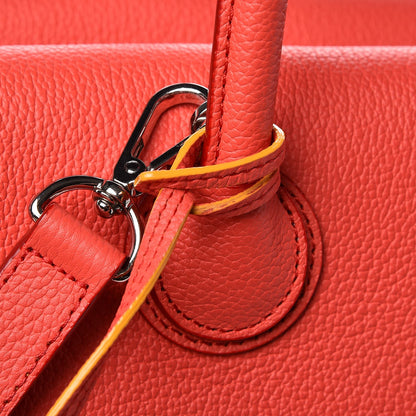 MCM Grained Calfskin Medium Milla Tote Coral 12 of 16