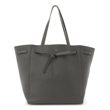 Celine Soft Grained Calfskin Medium Belt Cabas Phantom Grey 1 of 10