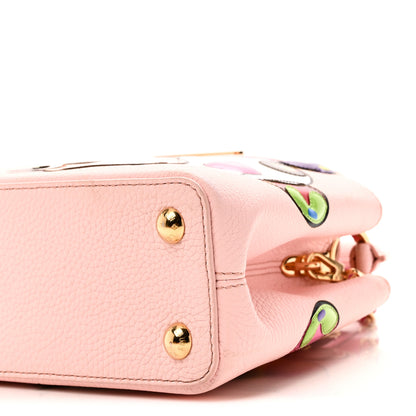 Louis Vuitton LV X TM Taurillon Superflat Panda Capucines BB Opal Pink 9 of 12
