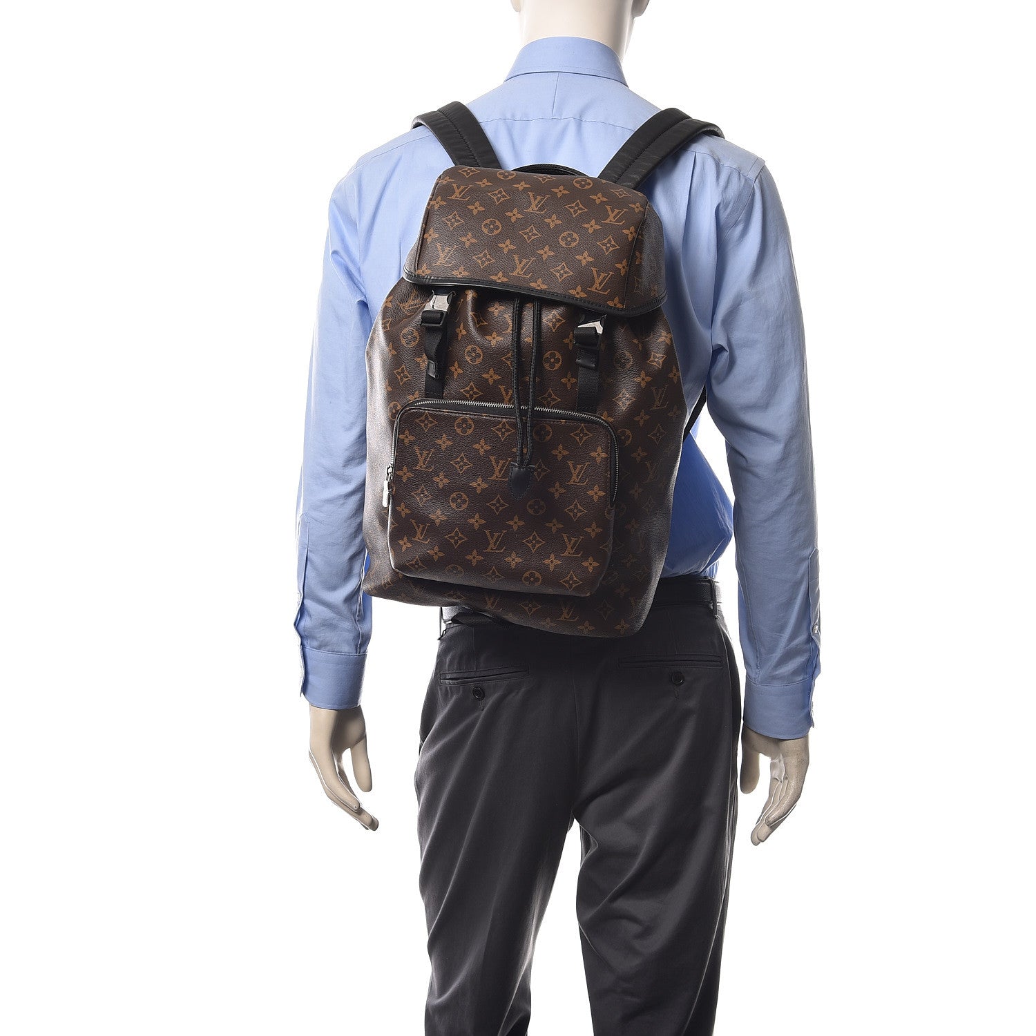 Louis Vuitton Monogram Macassar Zack Backpack 2 of 10