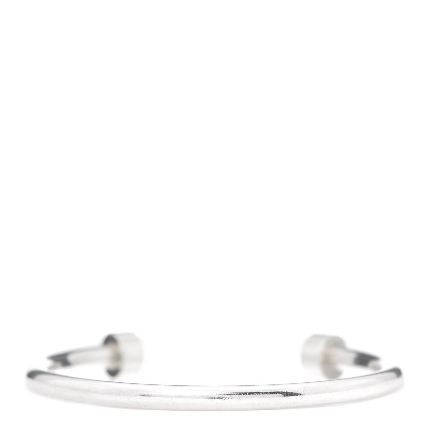 Sterling Silver Return to Narrow Circle Edge Cuff Bracelet