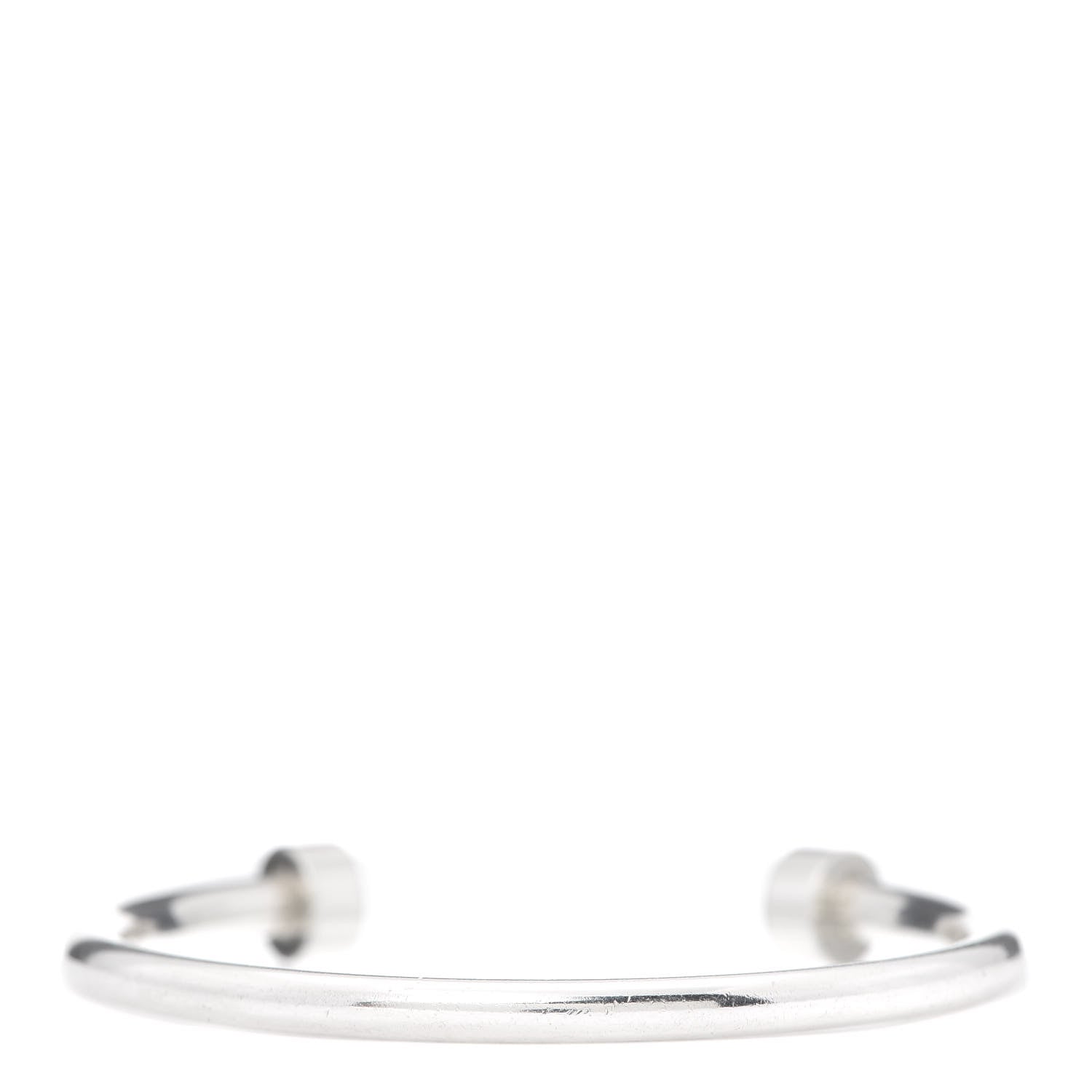Tiffany Sterling Silver Return to Narrow Circle Edge Cuff Bracelet 3 of 5