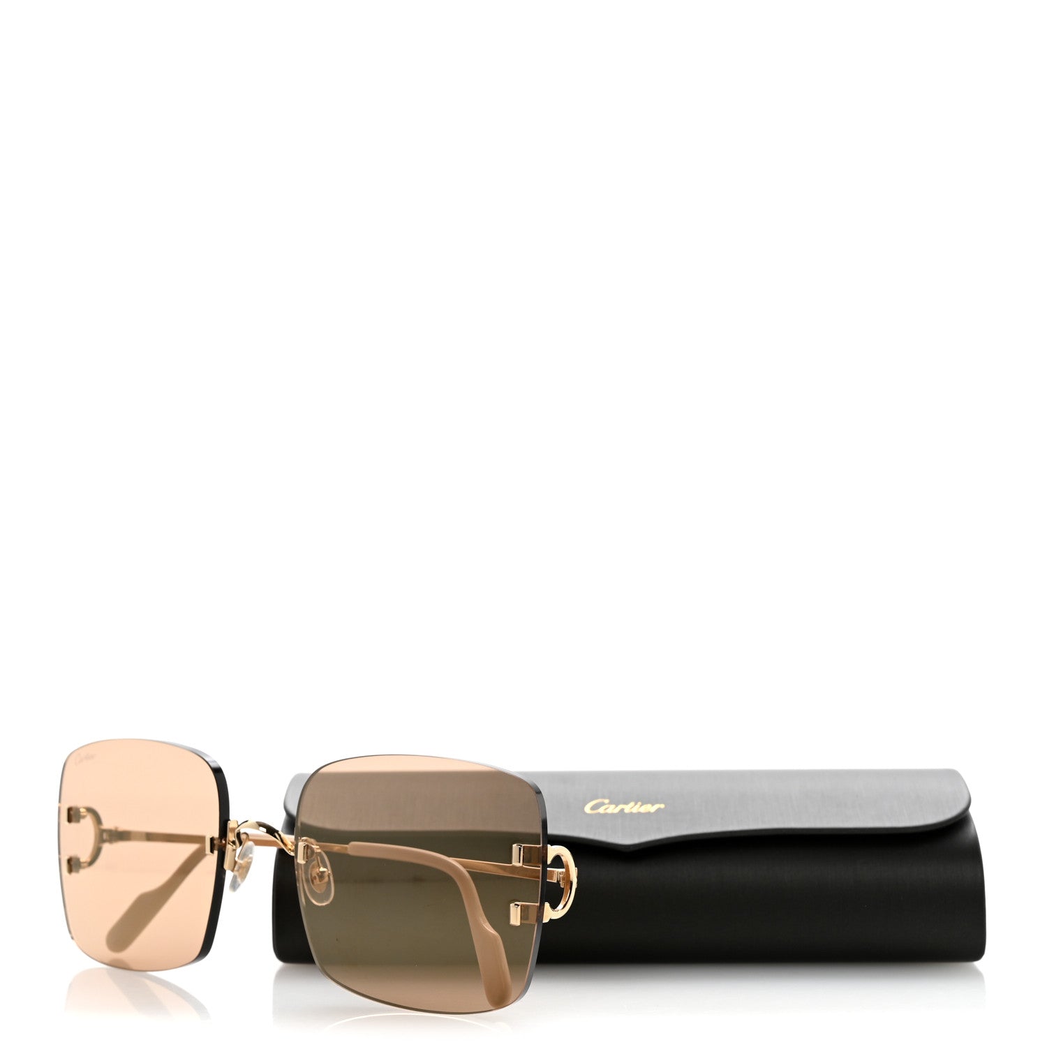 Cartier Metal C Decor CT0037RS Sunglasses Gold 8 of 8