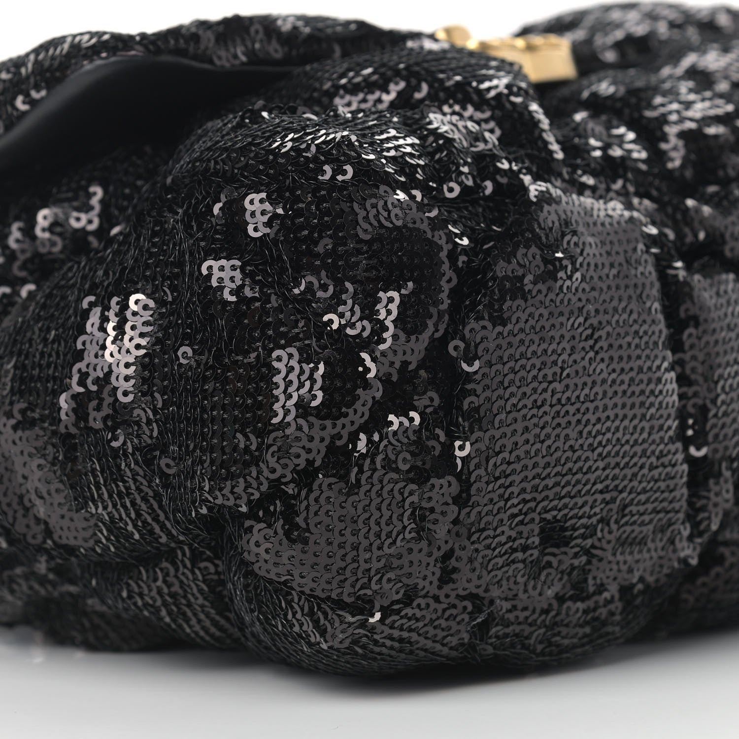 Chanel Sequin Quilted Medium Chanel 19 Flap Black 8 of 9