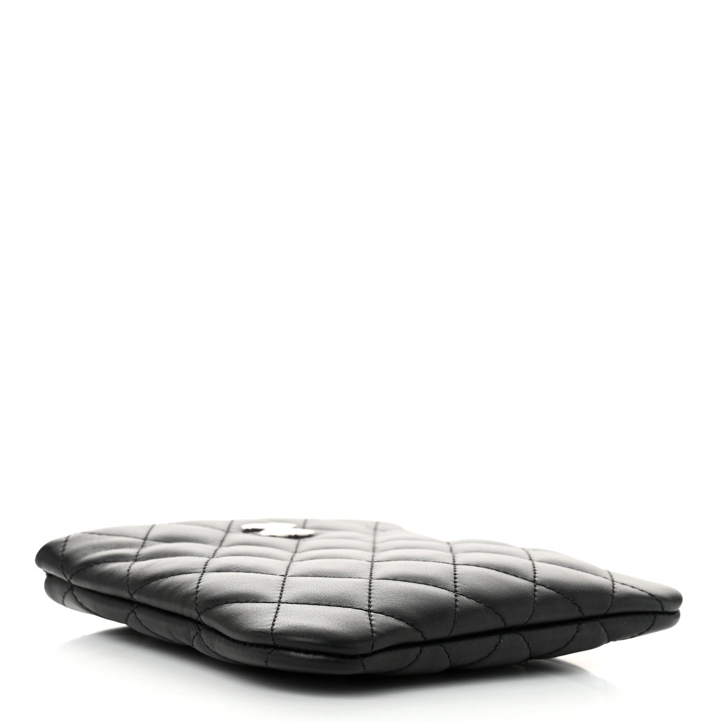 Lambskin Quilted Uniform Crossbody Bag Black