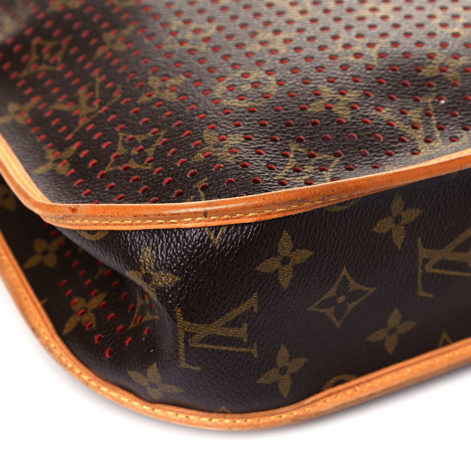 Louis Vuitton Monogram Perforated Musette Orange 10 of 14