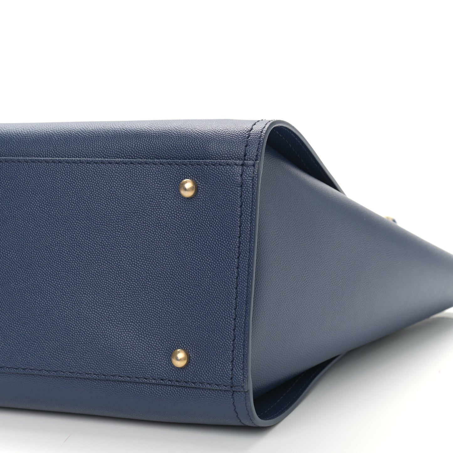 Caviar Small Studded Deauville Tote Navy