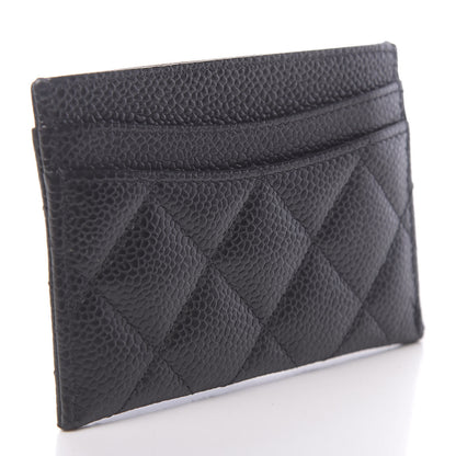 Chanel Caviar Quilted Card Holder Black 3 of 9