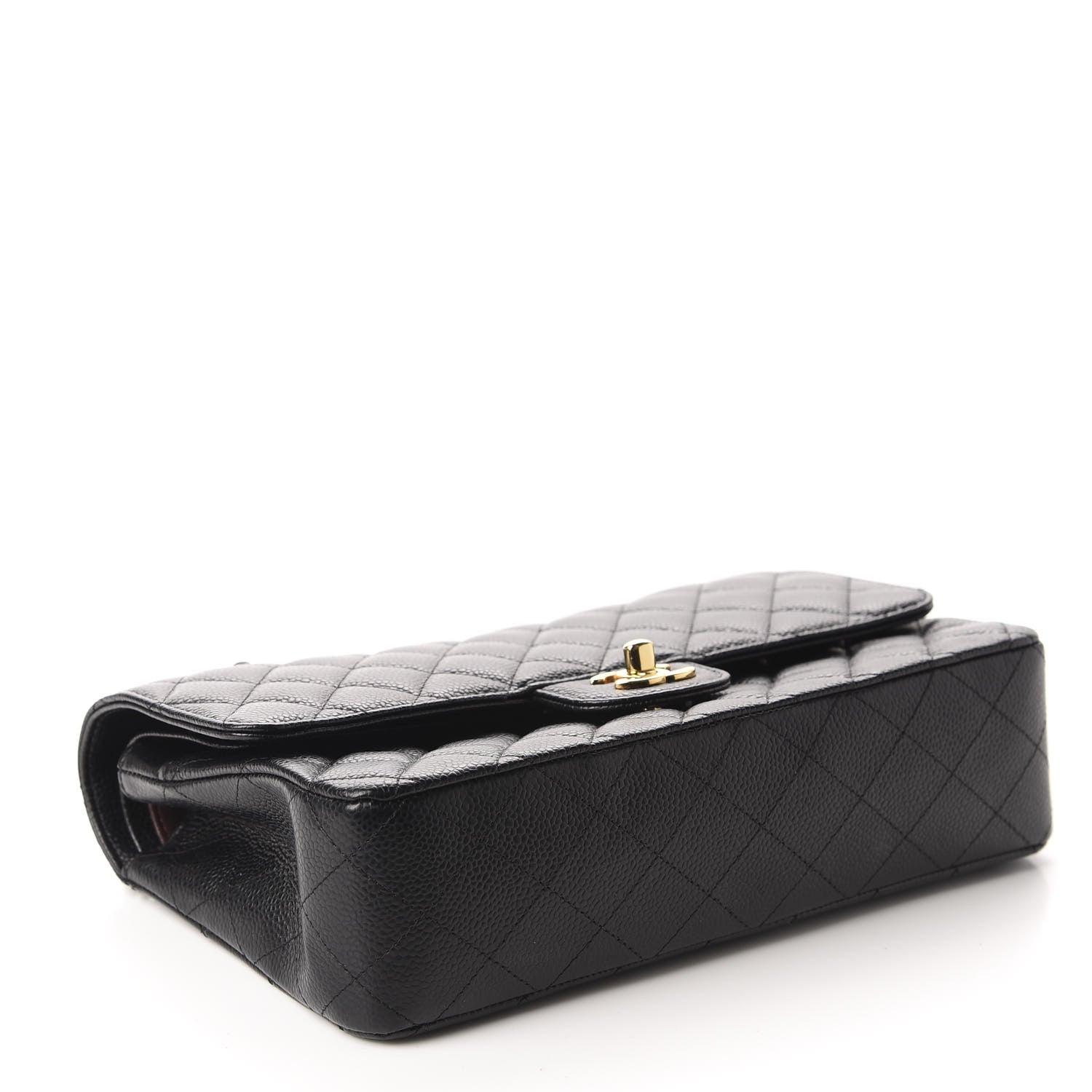 Chanel Caviar Quilted Medium Double Flap Black 4 of 11