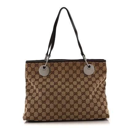 Gucci Monogram Medium Eclipse Tote Brown 1 of 12