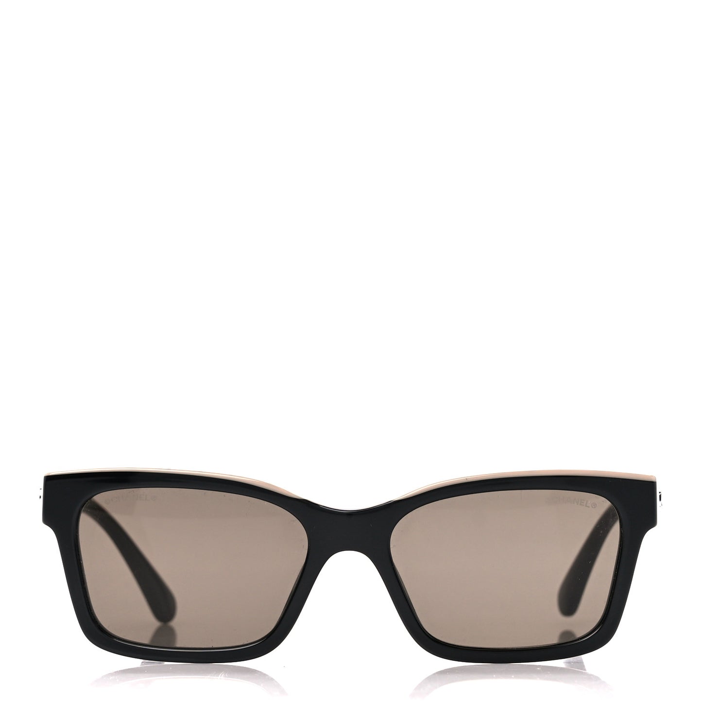 Acetate Polarized Square Sunglasses 5417 Black