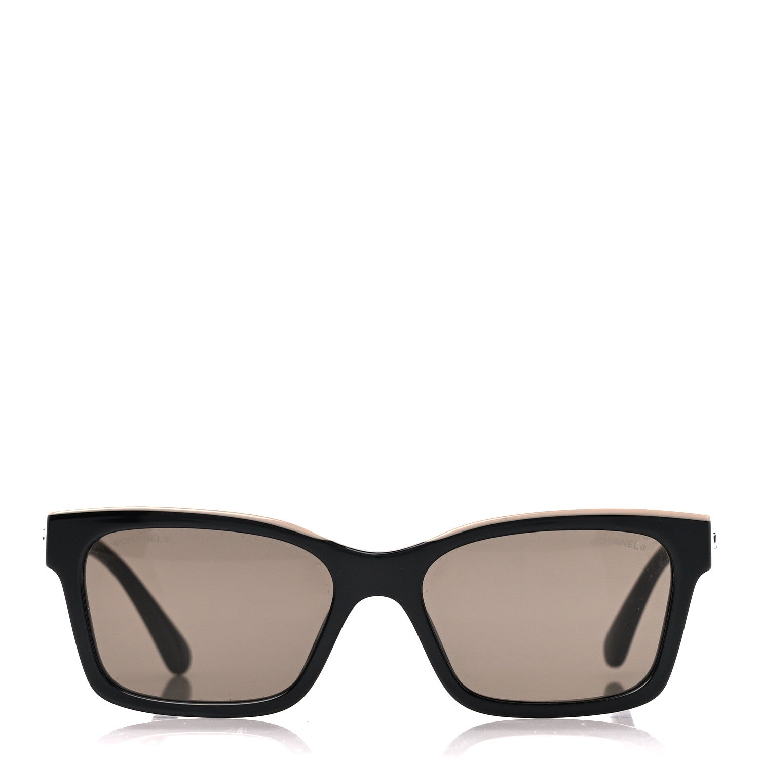 Chanel Acetate Polarized Square Sunglasses 5417 Black 3 of 8