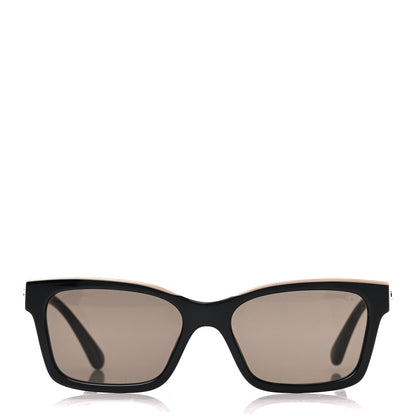 Chanel Acetate Polarized Square Sunglasses 5417 Black 3 of 8
