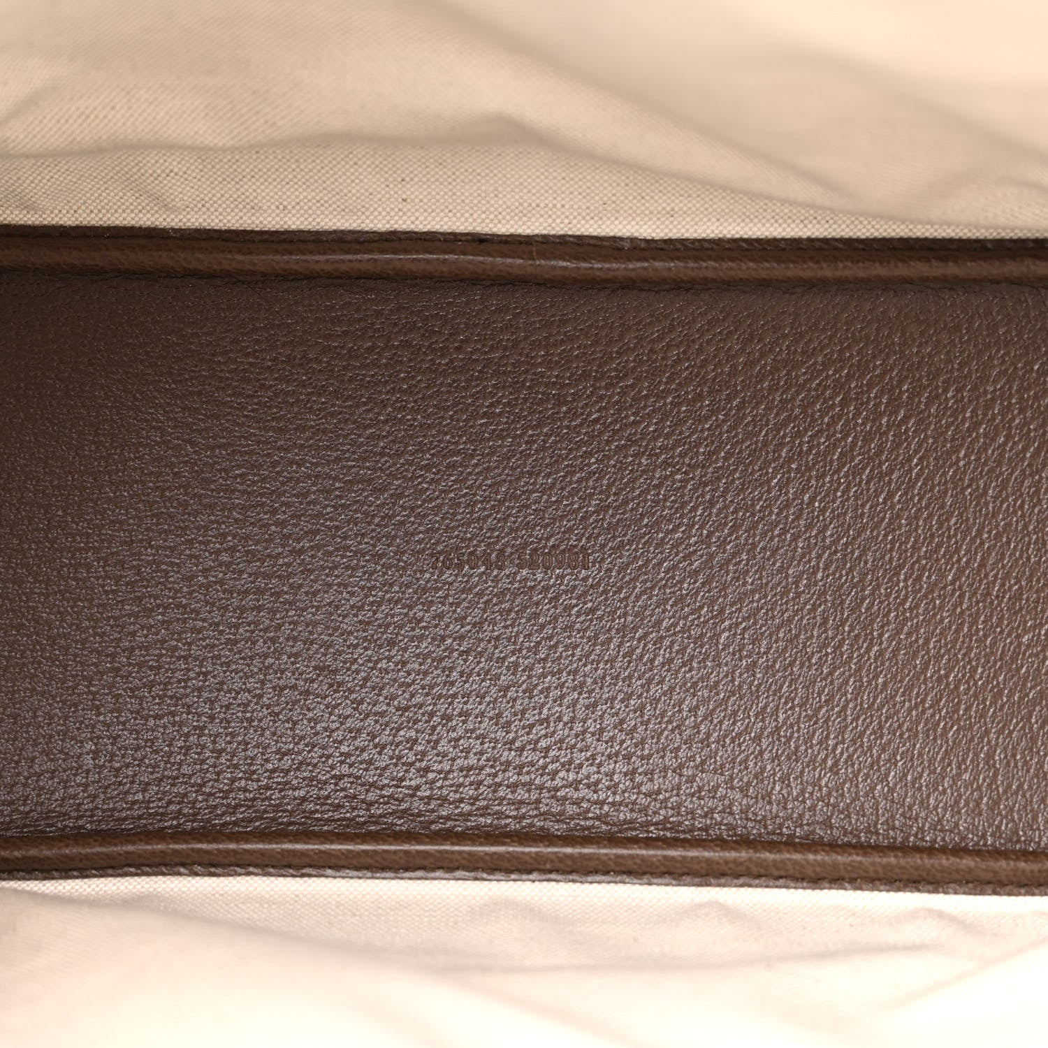 Gucci GG Supreme Monogram Textured Calfskin Small Ophidia Shoulder Tote Bag Beige Ebony New Acero 5 of 12