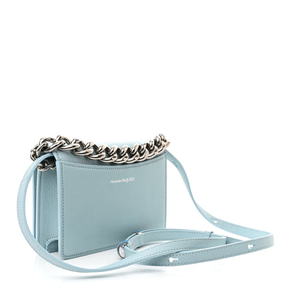 Alexander McQueen Skull Four Ring Knuckle Crossbody Bag Light Blue 3 of 10