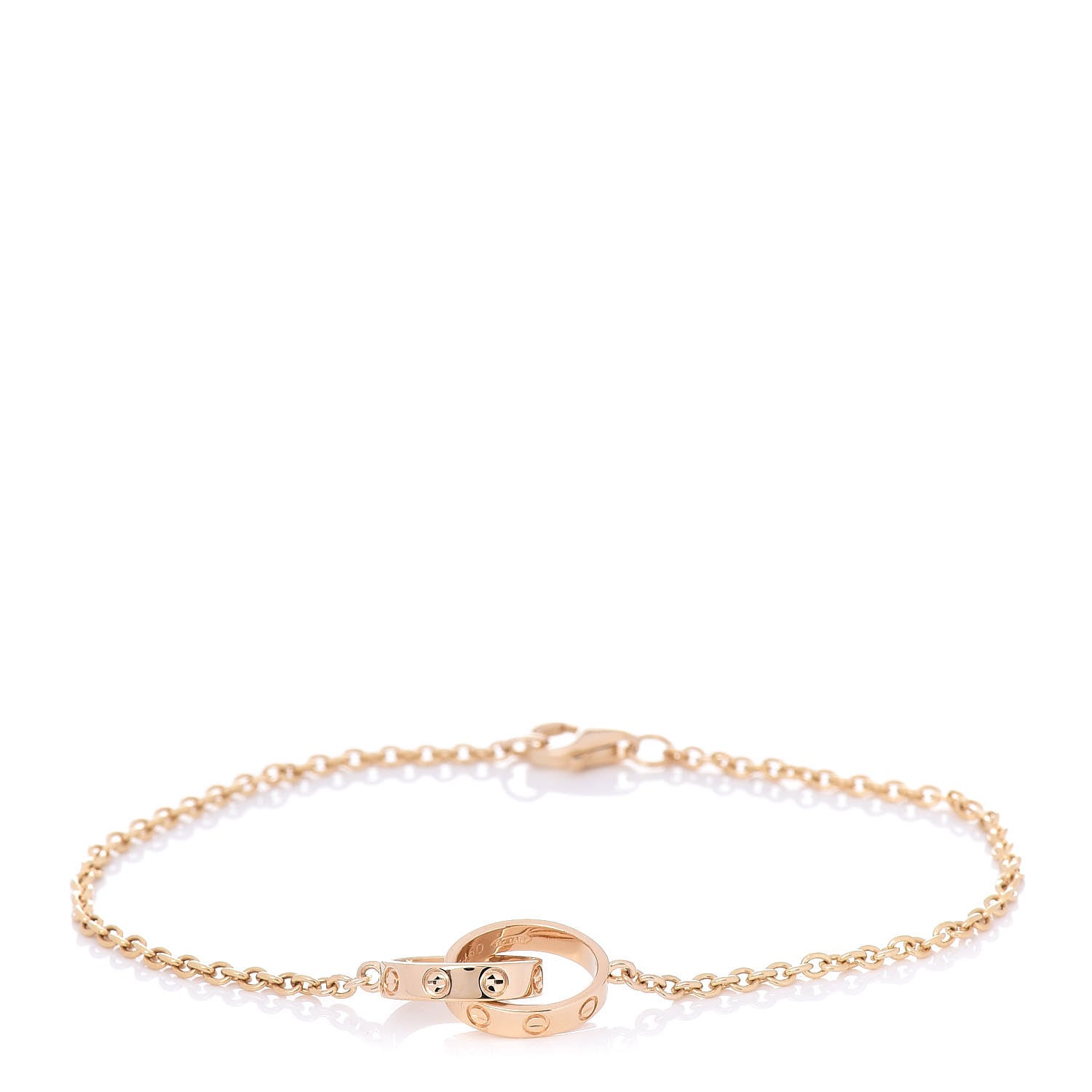Cartier 18K Yellow Gold Interlocking LOVE Bracelet 1 of 5