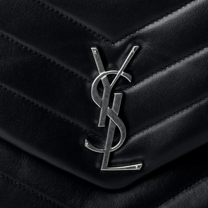 Saint Laurent Calfskin Y Quilted Monogram Medium Loulou Chain Satchel Medium Blue 5 of 5
