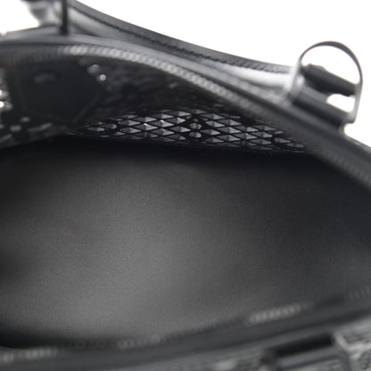Louis Vuitton Patent Calfskin Laced Monogram Alma BB Black Green 5 of 9