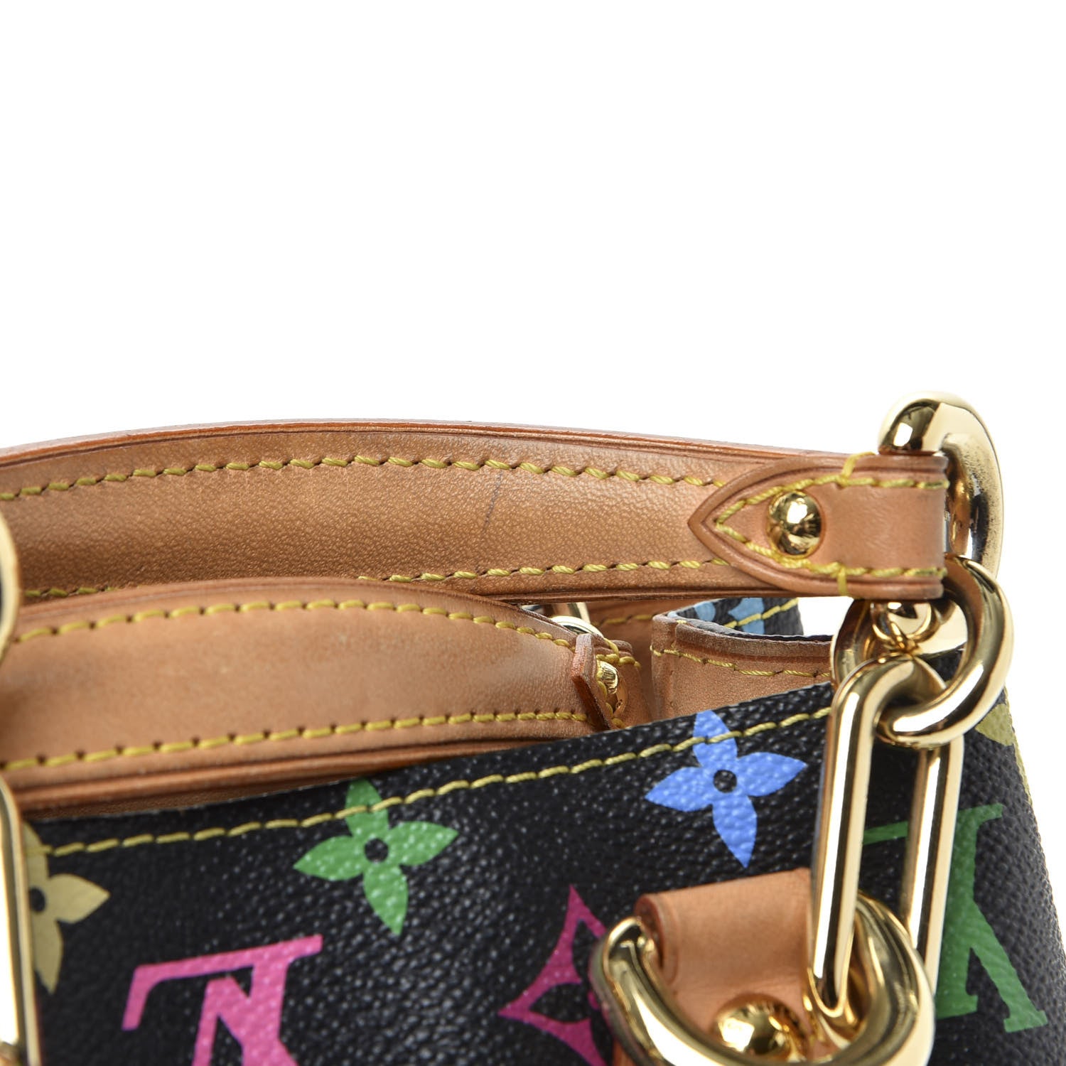 Louis Vuitton Monogram Multicolor Audra Black 9 of 11
