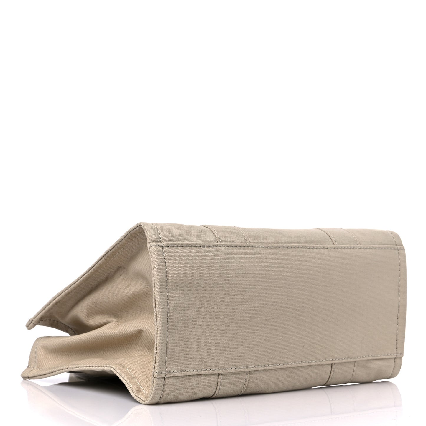 Cotton Canvas Medium The Traveler Tote Bag Beige