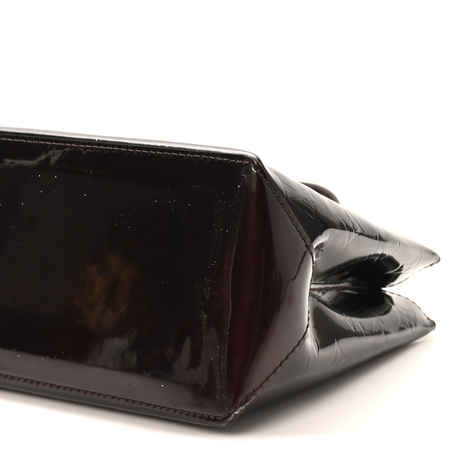 Louis Vuitton Vernis Wilshire PM Amarante 9 of 11