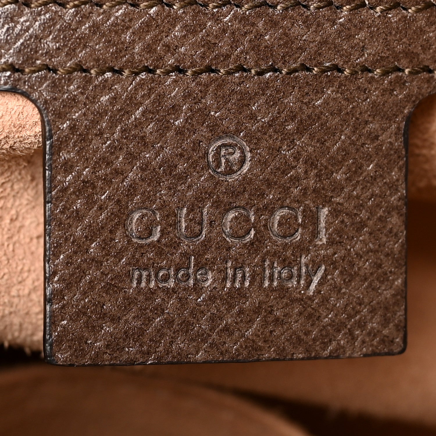 Gucci GG Supreme Monogram Web Small Ophidia Top Handle Shoulder Bag Brown 6 of 12