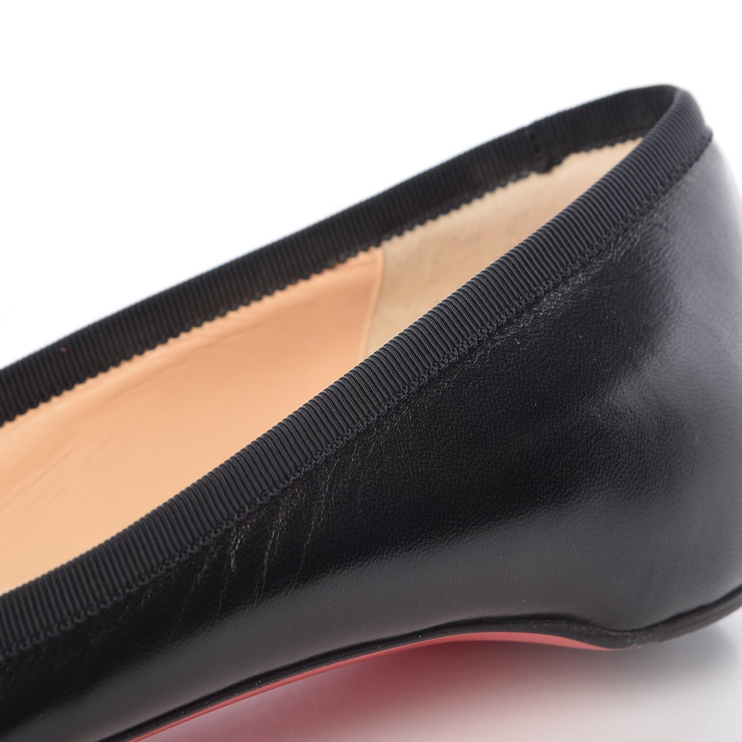 Shiny Nappa Solasofia Flats 39 Black